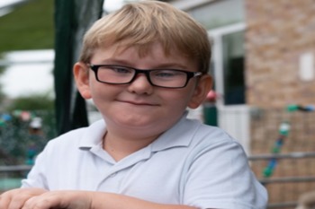 Picture Of Boy Living With Vision Loss